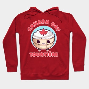 Canada Day Funny Kawaii Tourtière Hoodie